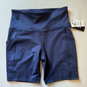 NWT Ideology Navy Bike Shorts - Women’s Small